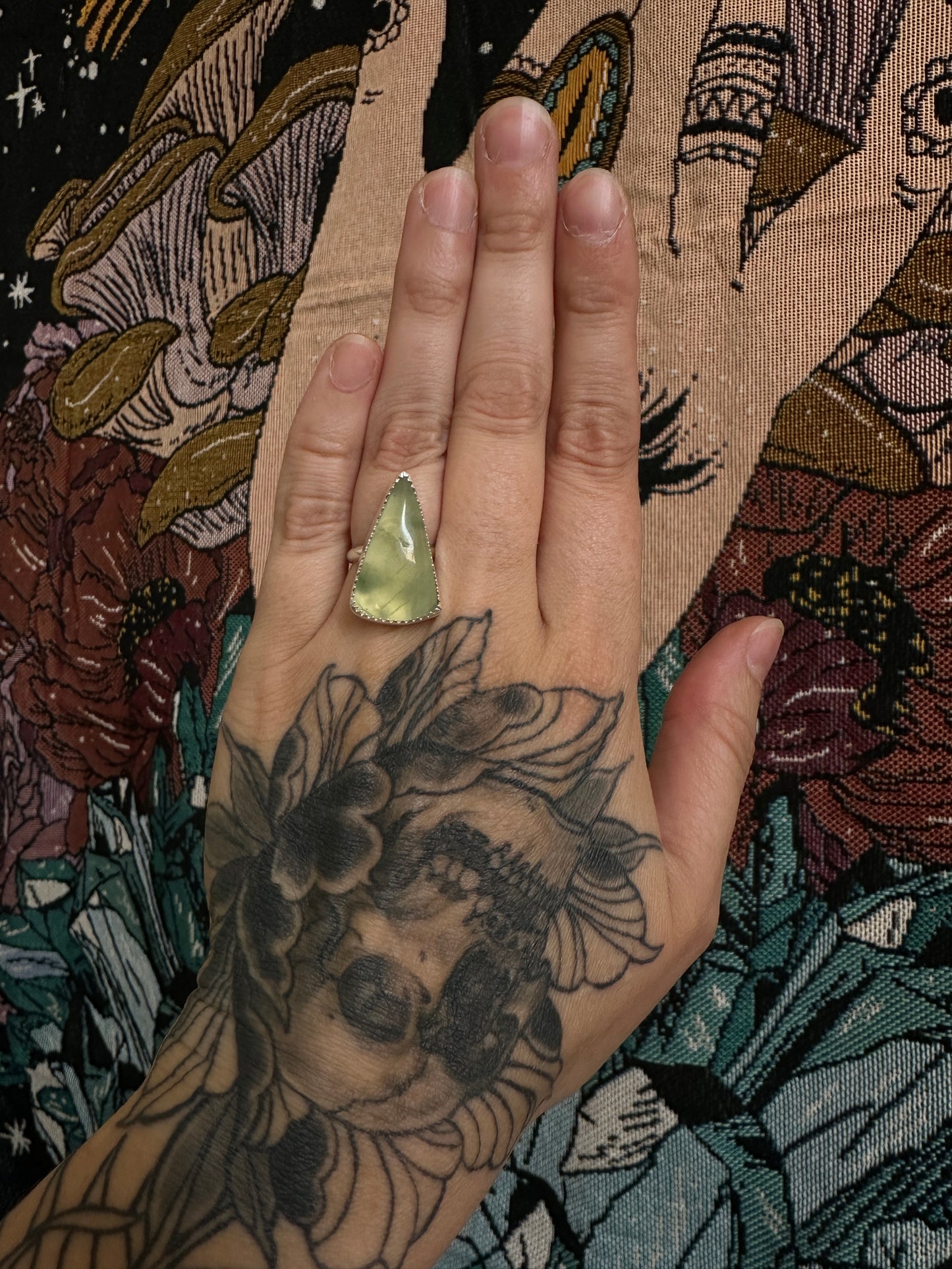 Prehnite Ring - Size 5.5