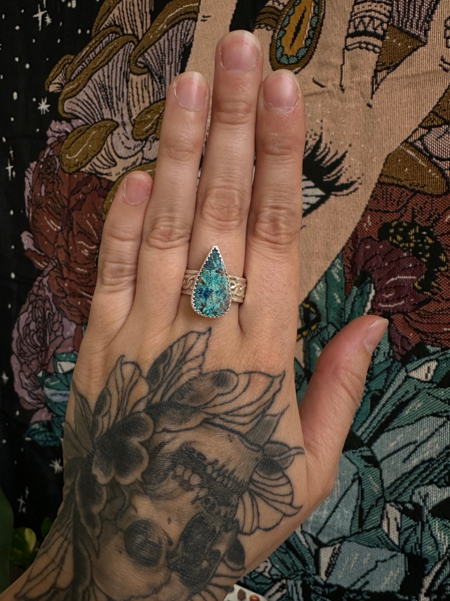 Chrysocolla Ring - Size 10