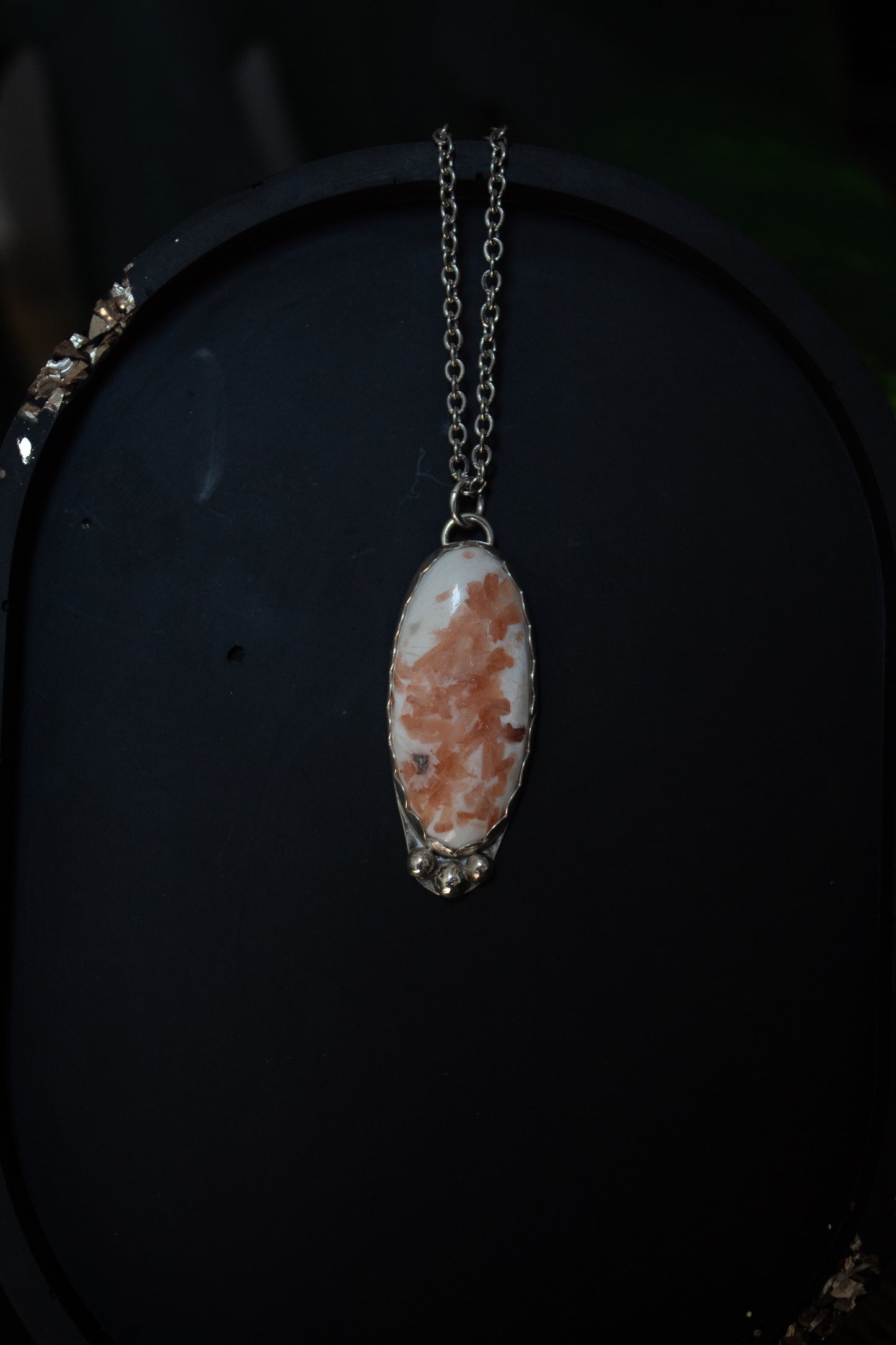 Pink Scolecite Pendant
