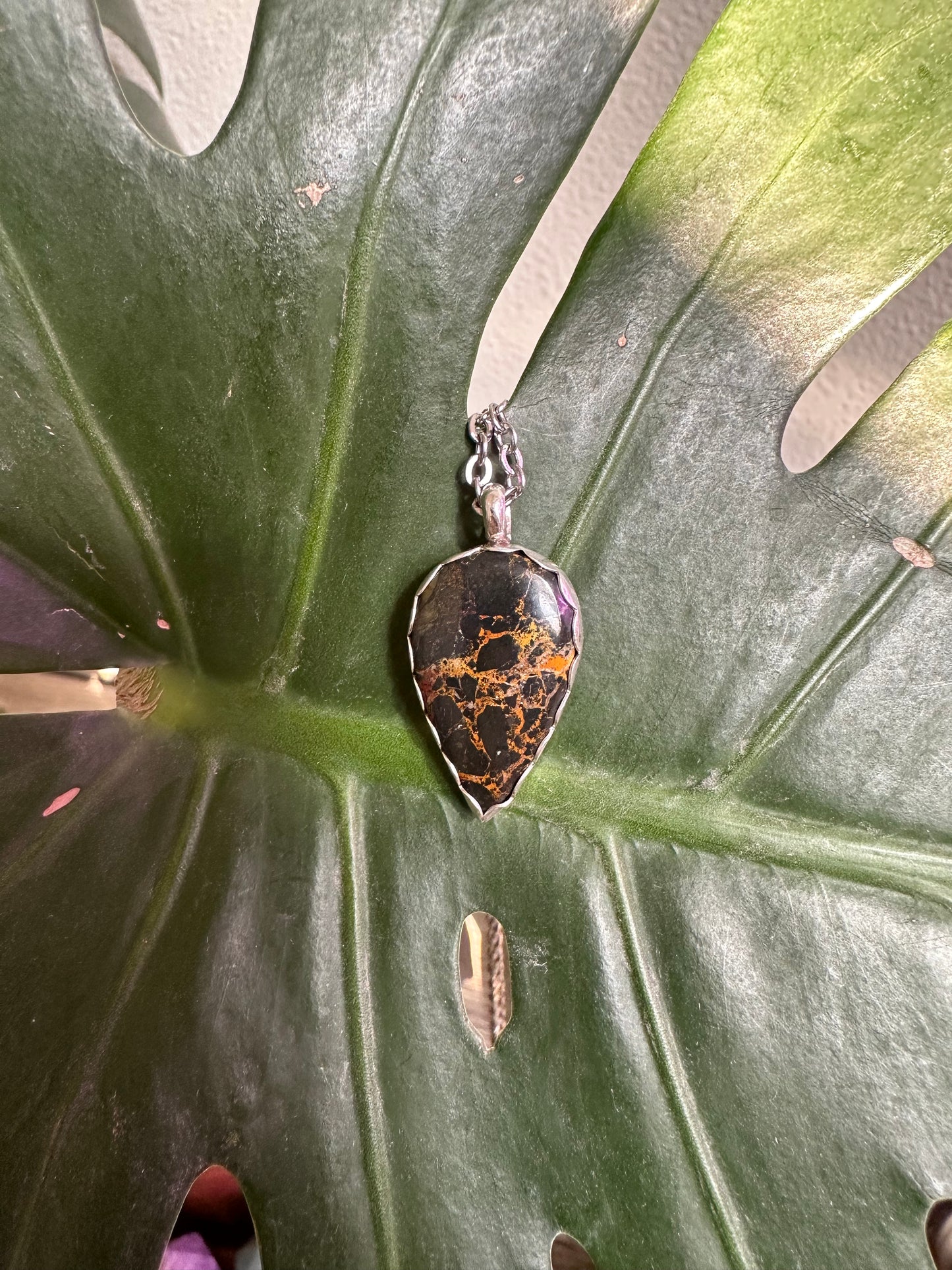 Sterling Silver Iron Buffalo Pendant