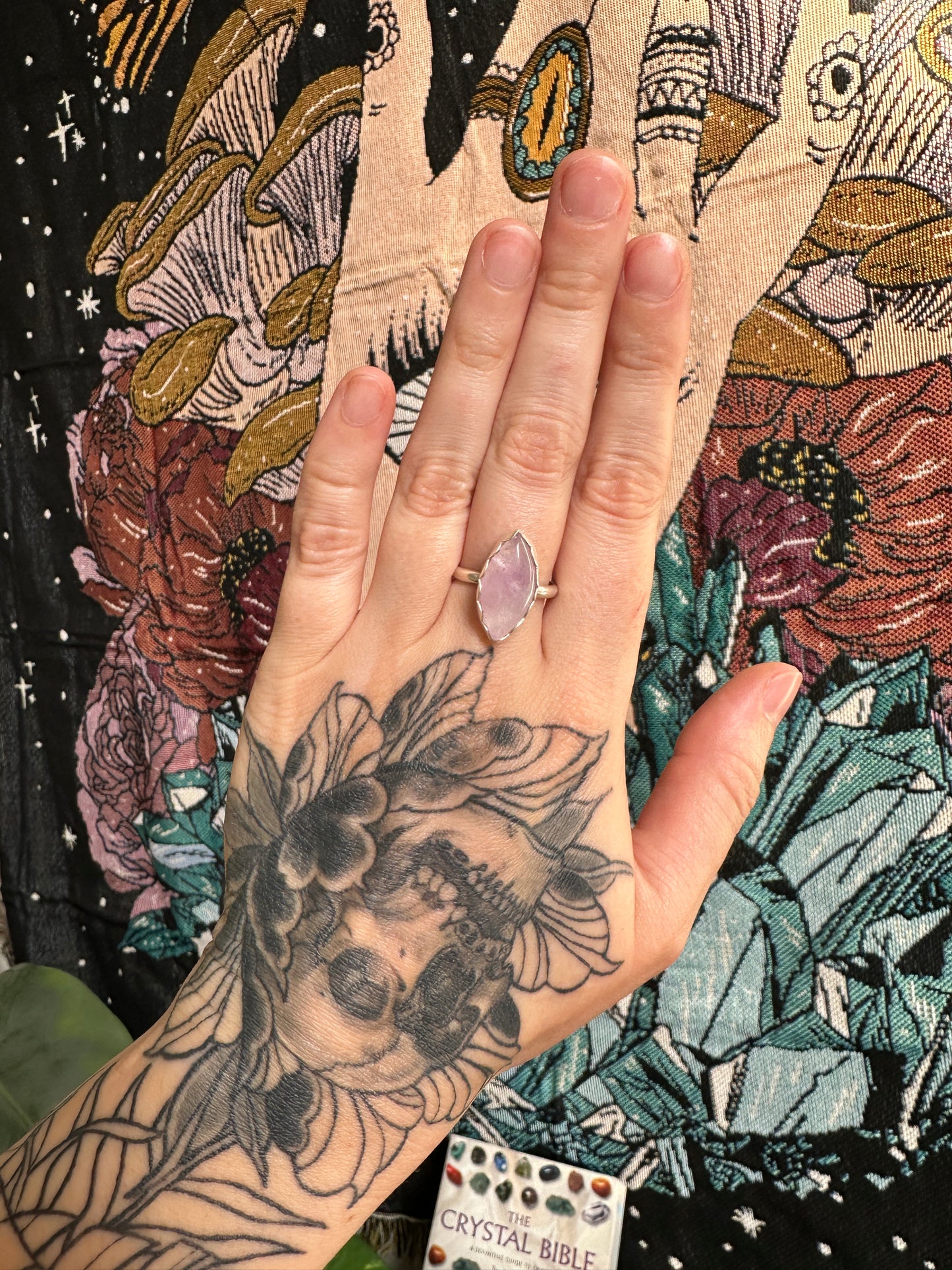Lavender Jade Ring - Size 8