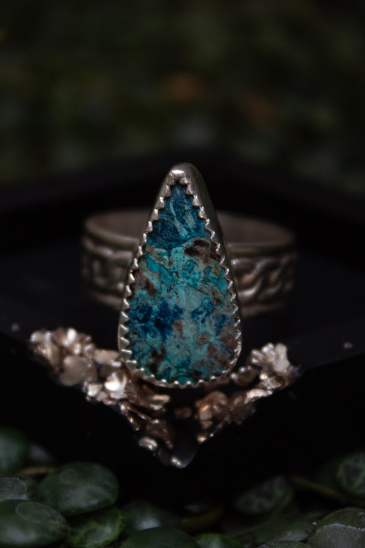 Chrysocolla Ring - Size 10