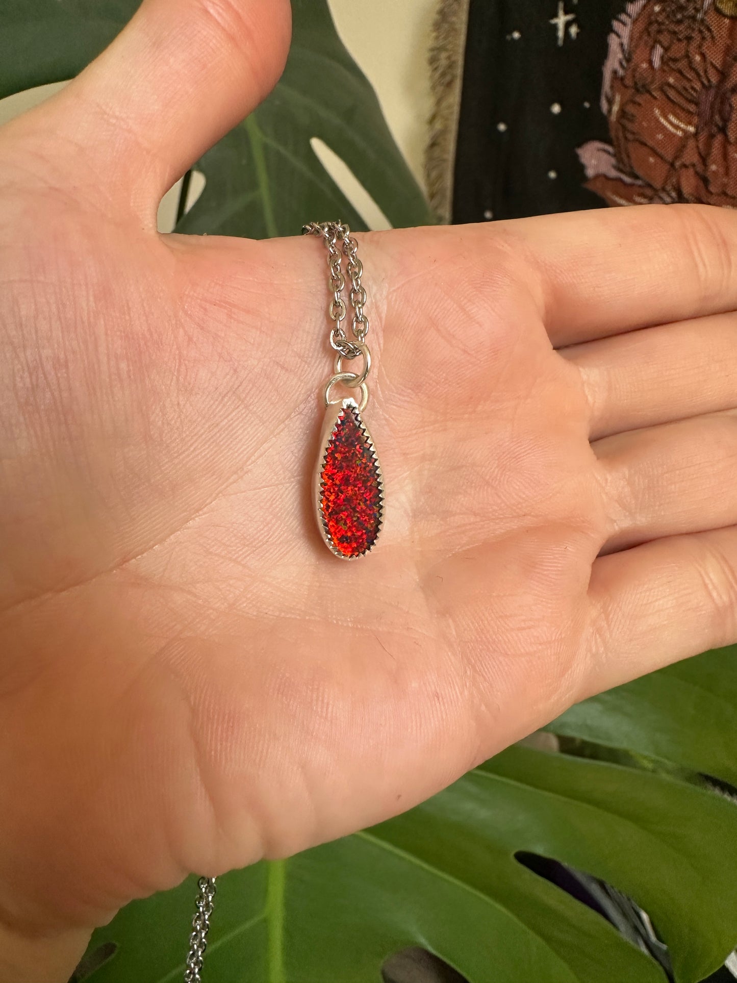 Aurora Opal Pendant