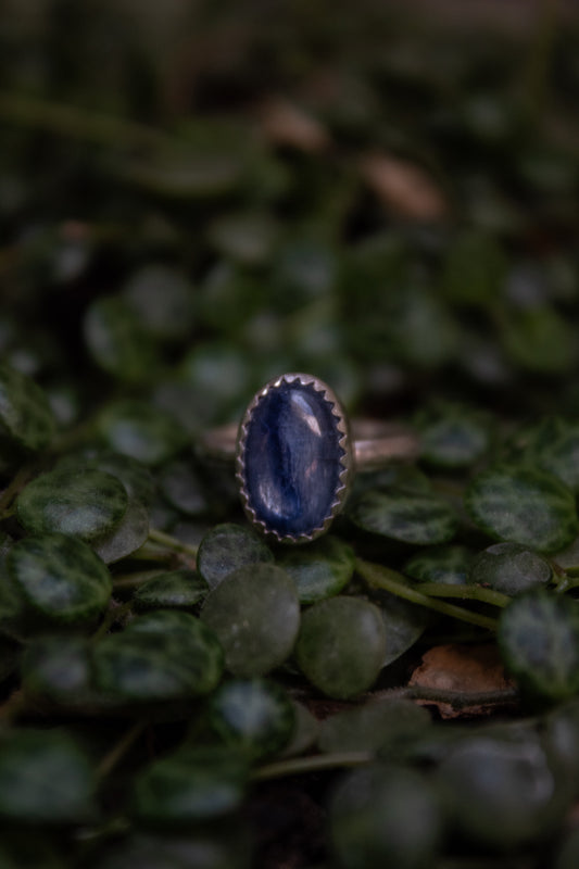 Sterling Silver Kyanite Ring - Size 5.25