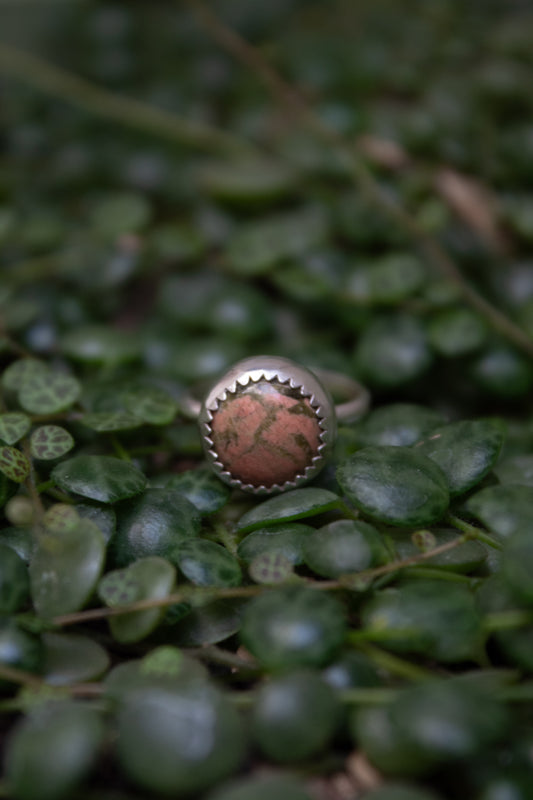 Unakite Ring - Size 4.5