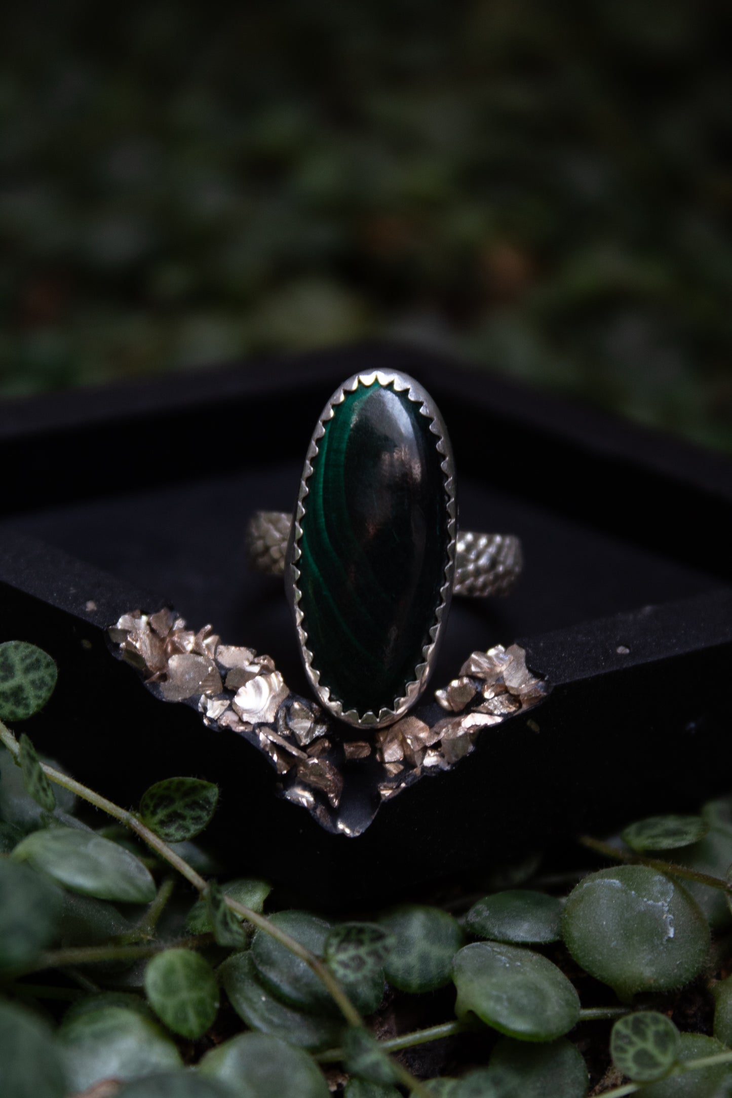 Malachite Ring - Size 5