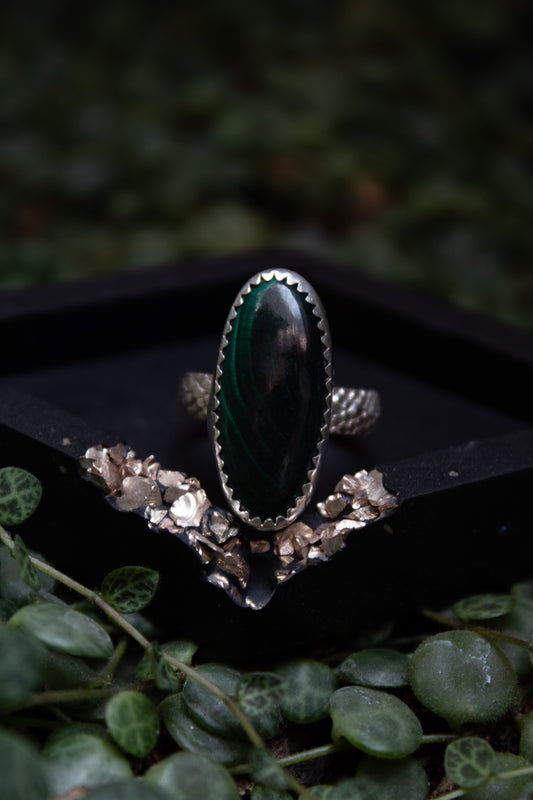 Malachite Ring - Size 5